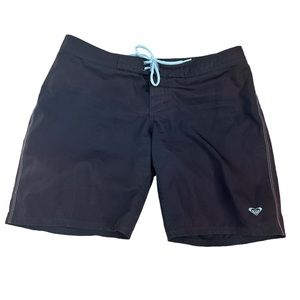 ROXY Board Shorts Women's Black Swimsuit Size 7